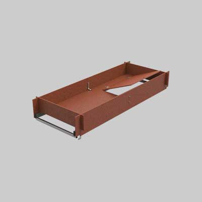 PIANO DI LAVORO PER TRABATTELLO 'GRIM' 165 x 60 cm - C/botola - MARCHETTI