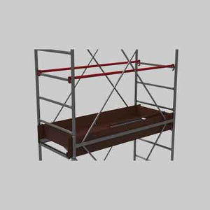 ASTA PARAPETTO PER PONTEGGIO 'GRIM' Conf. 2 pezzi - MARCHETTI