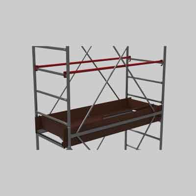 ASTA PARAPETTO PER PONTEGGIO 'GRIM' Conf. 2 pezzi - MARCHETTI