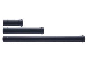 TUBO PER STUFE A PELLET PLUS LIGHT NERO OPACO NORMALE  ø cm.10x100, mm.0,7    SAVE