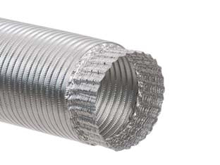 TUBI FLESSIBILI ED ESTENSIBILI IN ALLUMINIO COLORE NATURALE M/F- - ø cm.14 - 6 pezzi