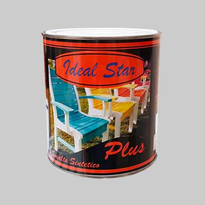 SMALTINO 'PLUS' IDEAL STAR 0,125 lt - Turchese - IDEAL STAR