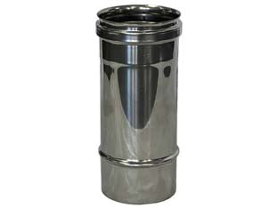 RACCORDO PER TUBO ACCIAIO INOX M/F AISI 304 MONOPARETE SPESSORE MM.0,5  MF ø mm.180