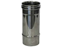 RACCORDO PER TUBO ACCIAIO INOX M/F AISI 304 MONOPARETE SPESSORE MM.0,5  MF ø mm.200