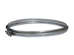 FASCETTE BLOCCAGGIO ACCIAIO INOX AISI 304 MONOPARETE SPESSORE MM.0,5- - ø mm.250 - 10 pezzi