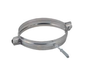 COLLARE REGGITUBO IN ACCIAIO INOX AISI 304 MONOPARETE SPESSORE MM.0,5- - ø mm.180 - 2 pezzi