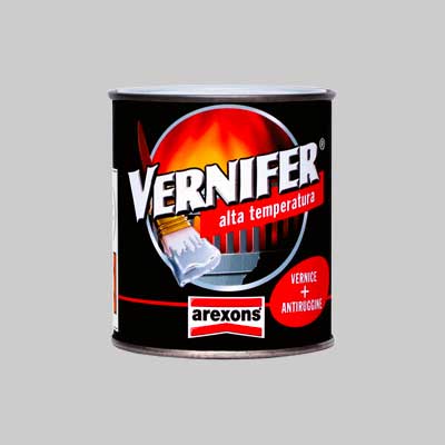 SMALTO ALTA TEMPERATURA 'VERNIFER' 500 ml - Nero satinato - AREXONS