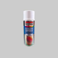 BOMBOLETTA SPRAY ACRILICO UNIVERSALE SOUDAL 400 ML Bianco Lucido RAL 9010 - 6 pezzi- SOUDAL