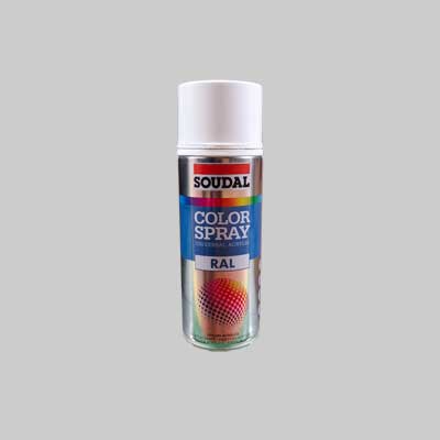BOMBOLETTA SPRAY ACRILICO UNIVERSALE SOUDAL 400 ML Bianco Opaco RAL 9010 - 6 pezzi- SOUDAL