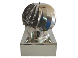 FUMAIOLO TESTA RADIANTE GIREVOLE QUADRO  cm.37x37 in acciaio inox