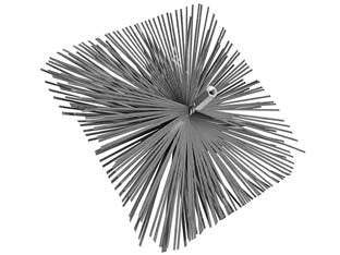 SCOVOLO QUADRO IN ACCIAIO PIATTO- - cm.40x40 - 2 pezzi