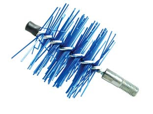 SCOVOLO A ELICA IN NYLON PER STUFE A PELLET- - ø mm.120 - 3 pezzi