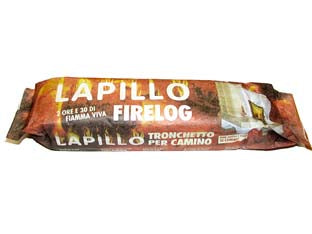 TRONCHETTO DI SEGATURA TRATTATO- - kg.1, durata 2,5 ore - 10 pezzi LAPILLO