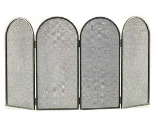 PARASCINTILLE QUATTRO ANTE AD ARCHI PER CAMINO  cm.95x50h. (670B)    MILLE