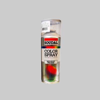 BOMBOLETTA ANTIRUGGINE SOUDAL 400 ml - Rossa - 6 pezzi- SOUDAL