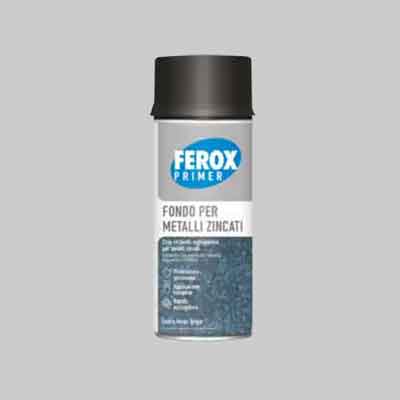 BOMBOLETTA PRIMER PER METALLI ZINCATI 'FEROX' 400 ml - AREXONS