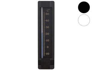 TERMOMETRO PLASTICA LUX- - bianco - mm.210x47 - 2 pezzi MOLLETHERM