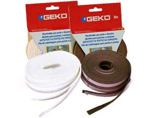 PARAFREDDO IN PVC PROFILO I- - mm.9h. rotolo da mt.6 colore marrone - 6 pezzi GEKO