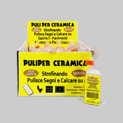 ESPOSITORE PULITORE PER CERAMICA 'PULIPER' 25 pz