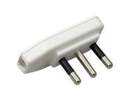 SPINA SUPERPIATTA 2P+T BIANCA- - 16A bianca - 25 pezzi