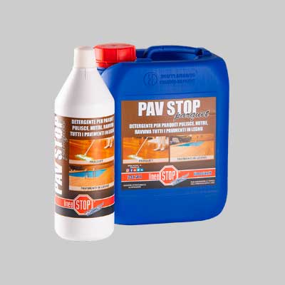 DETERGENTE PROFUMATO PER PARQUET 'PAV STOP PARQUET' 1 lt - DIXI