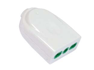 PRESA DRITTA 2 POLI + TERRA BIPASSO 16A LINEA GARANTI- - bianca 82560-E - 10 pezzi FANTON