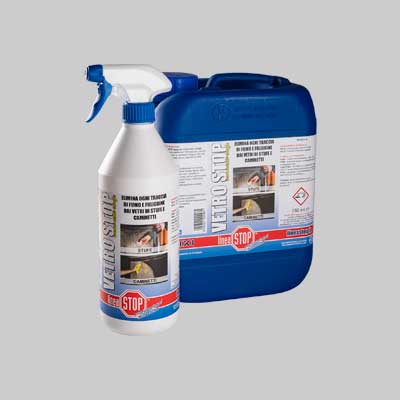 DETERGENTE PER VETRI CAMINETTI E STUFE 'VETRO STOP' 750 ml - DIXI