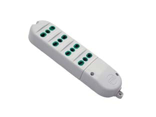 MULTIPRESA 4 POSTI BIPASSO SENZA CAVO  bianca 41022    FANTON