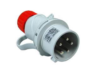 SPINA INDUSTRIALE VOLANTE ARGO ROSSA 3P+T+N CEE 309 IP44  16A colore rosso 70105    FANTON