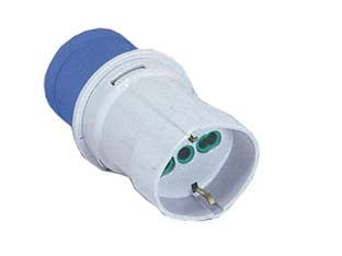 ADATTATORE INDUSTRIALE CON SPINA CEE 309 IP44 E PRESA BIPASSO E SCHUKO  16A 73100    FANTON