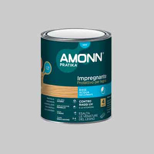 IMPREGNANTE ALL'ACQUA AMONN 0,75 lt - Noce - AMONN
