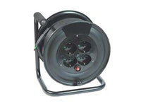 AVVOLGICAVO CIVILE ELETTRICO ONDA 4 PRESE LINEA GARANTI  ø mm.260  cavo mt.25 H05VVF sezione  3G1,5    FANTON