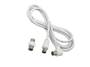 PROLUNGA TV CON CAVO MT.2 SPINA MASCHIO-FEMMINA + ADATTATORE MASCHIO- - 31060 - 5 pezzi FANTON