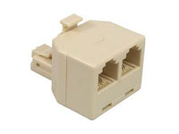 ADATTATORE DA SPINA MODULARE 6/4 A 2 PRESE MODULARI 6/4 - 5 pezzi