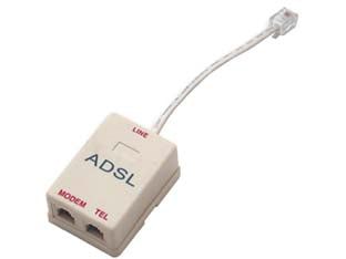COMMUTATORE TELEFONICO 2 USCITE PLUG 6/2C PER LINEA ADSL    FANTON