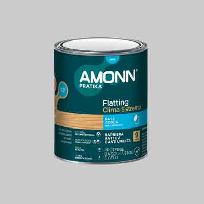 FLATTING PER ESTERNO ALL'ACQUA 'CLIMA ESTREMO' AMONN 0,75 lt - Lucido - AMONN