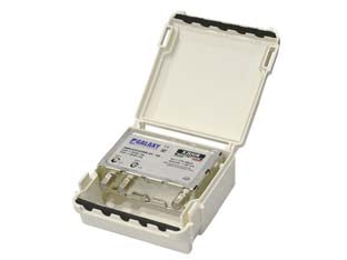 AMPLIFICATORE DIGITALE TERRESTRE UHF/VHF SERIE H- - 1 x LOG + 1 OUT - 1 blister