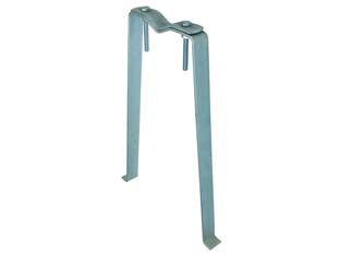 ZANCA DA MURARE AD U PER ANTENNA FISSA  tipo fissa cm.45