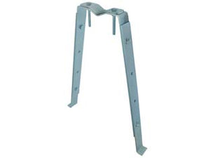 ZANCA DA MURARE AD U PER ANTENNA REGOLABILE  tipo regolabile cm.50/70