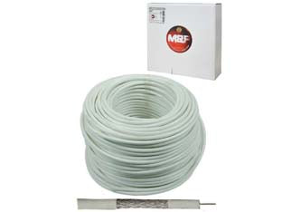 CAVO COASSIALE TV DIGITALE Ø MM.5- - ø mm.5 tipo normale - 100 mt MESSI&PAOLONI