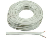 CAVO ELETTRICO BIPOLARE PIATTINA COSTA LARGA BIANCO- - 2x mmq.1 colore bianco - 100 mt