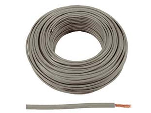 CAVO ELETTRICO UNIPOLARE ANTIFIAMMA GRIGIO FS17- - 1x mmq.4 colore grigio - 100 mt