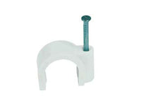 GRAFFETTE FISSACAVO BIANCHE- - ø mm.25 conf.30 pezzi - 1 scatola SYNTESY