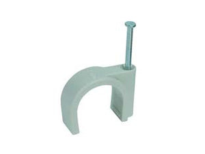 GRAFFETTE FISSACAVO GRIGIE- - ø mm.8 conf.100 pezzi - 1 scatola SYNTESY