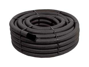 TUBO CORRUGATO DOPPIA PARETE PER CAVIDOTTO- - ø mm.40 in rotoli da mt.50 - 50 mt