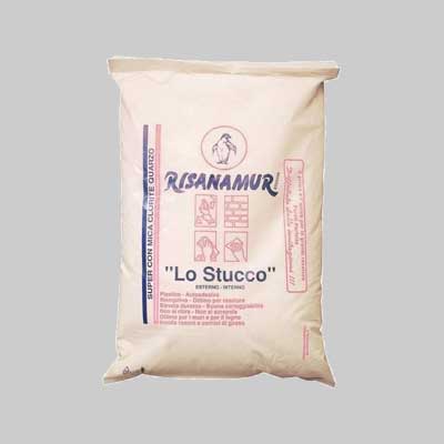 STUCCO IN POLVERE 'LO STUCCO' 1 kg - 20 pezzi- RISANAMUR