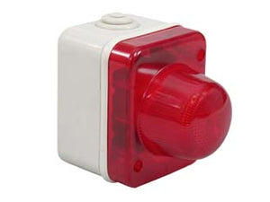 SEGNALATORE STATICO A PARETE ROSSO  mm.64x60x80h. (1580.R)    MARLANVIL