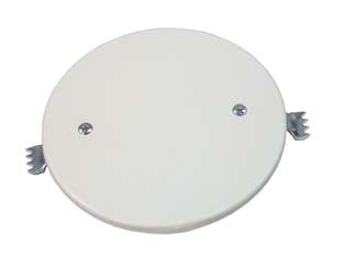 COPERCHIO PER SCATOLA DA INCASSO TONDA CON GRAFFE- - ø mm.85 - 50 pezzi