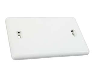 PLACCA COPERCHIO PER SCATOLA DA INCASSO RETTANGOLARE- - 3 posti - 10 pezzi