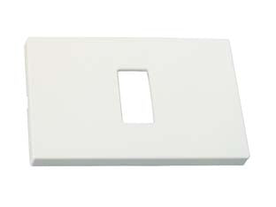 PLACCA 1 POSTO VENUS- - mm.115x80h. - (1861.1F.B) - 20 pezzi MARLANVIL